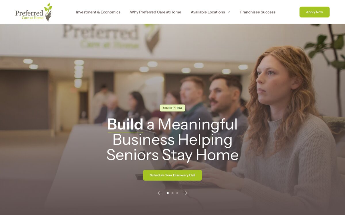 PreferHome franchise opportunities page